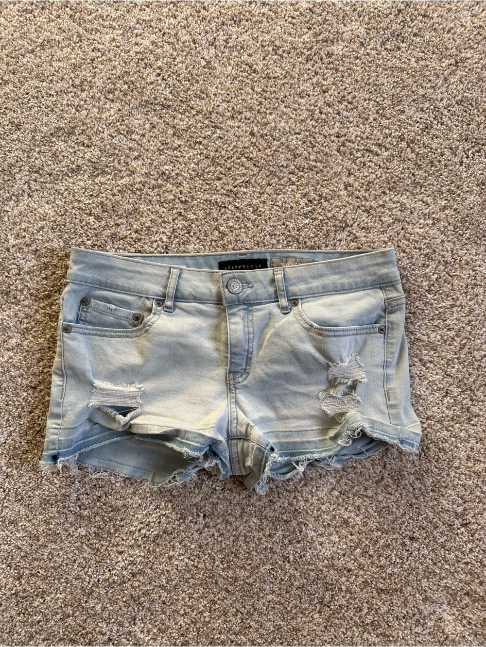 Y2K 2000s Aeropostale Low Rise Shorts Size 6